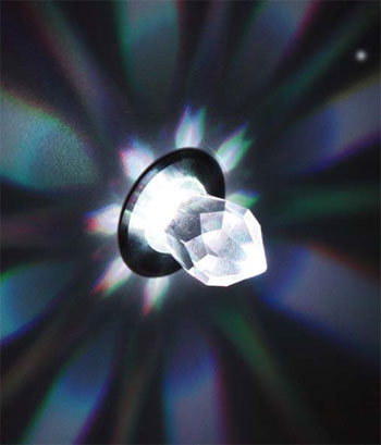 LED-Sternenhimmel-Lichtpunkt mit Swarovski-Kristall