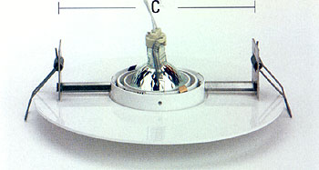 Deckeneinbauleuchten-Sondermas